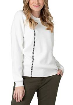 Timezone Damen Fancy Pullover, Off White, S von Timezone