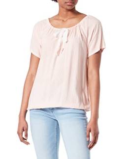 Timezone Damen Gestreepte Tuniek met korte mouwen Bluse, Vertical Melon Stripe, M EU von Timezone