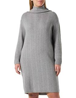 Timezone Damen High Collar Knit Dress Lässiges Kleid, paloma Grey Melange, M von Timezone