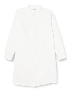 Timezone Damen Long Overblouse Bluse, weiß, Small von Timezone