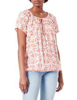 Timezone Damen Printed Shortsleeve Tunic Bluse, Melon Mayan Signs, XL von Timezone