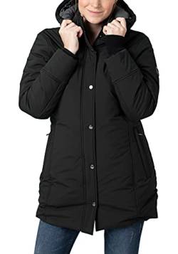 Timezone Damen Puffer Coat, Ultra Black, M von Timezone