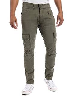 Timezone Herren BenTZ Cargo Pants Hose, Grün (Dusty Olive 4175), 33W / 32L von Timezone