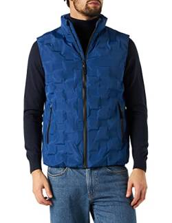 Timezone Herren Bonded Vest 2 Weste, Electric Blue, L von Timezone