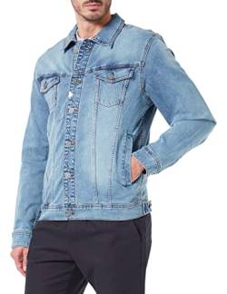 Timezone Herren Denim Jacket Jeansjacke, Summer Blue wash, S von Timezone