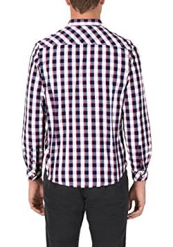 Timezone Herren DonnyKentTZ Shirt Freizeithemd, Mehrfarbig (Eclipse Blue Check 3211), Large von Timezone