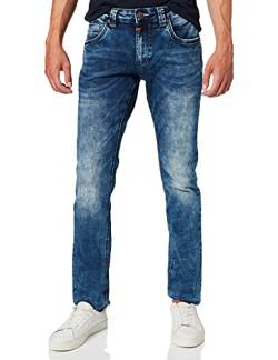 Timezone Herren EduardoTZ Slim Jeans, Blau (White Aged Wash 3201), W31/L34 von Timezone