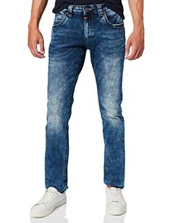 Timezone Herren EduardoTZ Slim Jeans, Blau (White Aged Wash 3201), W36/L30 von Timezone
