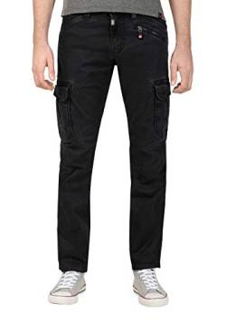 Timezone Herren Regular BenTZ Hose, Schwarz (Caviar Black 9151), 33W / 34L von Timezone