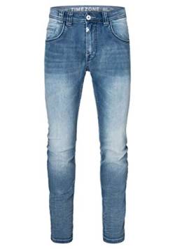 Timezone Herren Regular Gerrittz Slim Jeans, Blau (Antique Blue wash 3636), 32W / 34L von Timezone