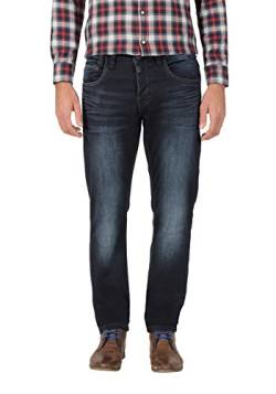 Timezone Herren Regular Gerrittz Straight Jeans, Blau (Indigo Rough Wash 3200), 32W / 30L EU von Timezone