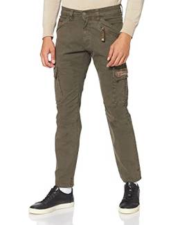 Timezone Herren Regular RogerTZ Freizeithose, Army Olive, 30W / 30L von Timezone