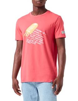 Timezone Herren Rocket Ice T-Shirt, Paradise pink, S von Timezone