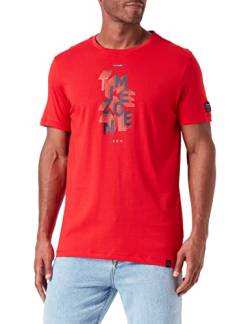 Timezone Herren T-Shirt, red, XL von Timezone