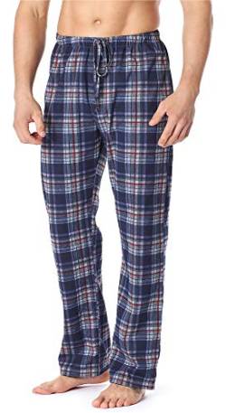 Timone Herren Schlafanzugshose Leichte Pyjamahose aus Baumwolle Nachtwäsche TPP-001 (Muster-17 (9633401), XL) von Timone
