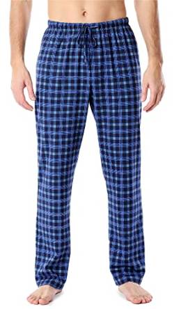 Timone Herren Schlafanzugshose Leichte Pyjamahose aus Baumwolle Nachtwäsche TPP-001 (Muster-21 (9661206), XL) von Timone