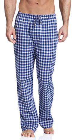 Timone Herren Schlafanzugshose Leichte Pyjamahose aus Baumwolle Nachtwäsche TPP-001 (Muster-7 (207403), XL) von Timone