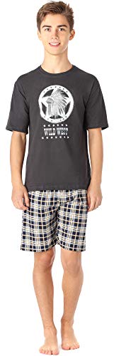Timone Jugend Schlafanzug TI113 (GraphitKariert6 (9632101), 170) von Timone