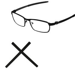 Tintart Ersatz-Ohrstöpsel für Oakley Tincup Sonnenbrillen, Schwarz , Einheitsgröße von Tintart