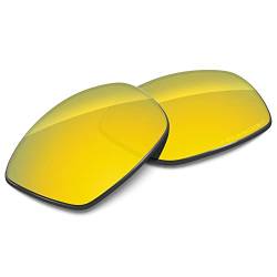 Tintart Performance-Gl盲ser kompatibel mit Oakley Valve New 2014 Polarized Etched-Golden Yellow von Tintart
