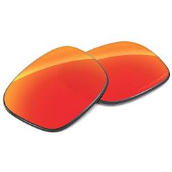 Tintart Performance-linsen kompatibel mit Oakley Double Edge Polarisiert Etched-Fire Red von Tintart