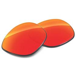 Tintart Performance-linsen kompatibel mit Oakley Garage Rock Polarisiert Etched-Fire Red von Tintart