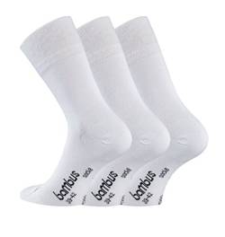 TippTexx 24 12 Paar Bambussocken Socken mit GERUCHS-KILLER Funktion und Antiloch-Garantie im Vorteilspack (as3, numeric, numeric_39, numeric_42, regular, regular, Weiß) von TippTexx 24