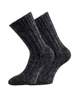 TippTexx 24 2 Paar superweiche Alpaka-Socken, Wollsocken für Damen und Herren mit zusätzlicher Garantie, Nie wieder kalte Füße (Anthrazit, 39/42) von TippTexx 24