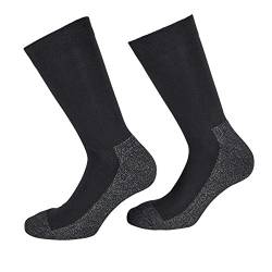 TippTexx 24 5 Paar Silbersocken, X-static Socken (Schwarz/Grau, 43/46) von TippTexx 24