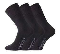 TippTexx 24 9 Paar Ökotex Socken mit zusätzlicher Garantie, Gesundheitssocken = GERUCHSKILLER (Schwarz, 39-42) von TippTexx 24