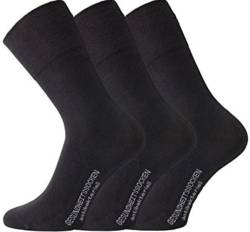 TippTexx24 6 Paar Premium Socken mit antibakterieller Ausstattung (39-42, schwarz) von TippTexx24