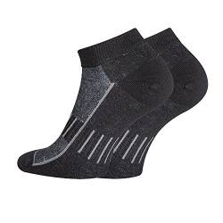 TippTexx24 6 Paar Sport-Sneakersocken, Black, 43/46-6 Paar von TippTexx24