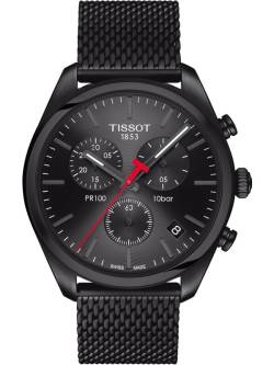 PR100 CHRONO Quartz, black von Tissot