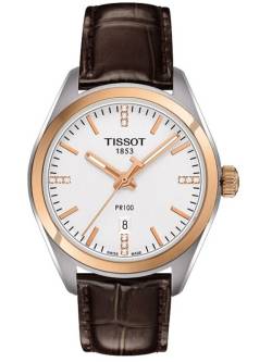 PR100 Quartz, BICOLOR/LEDERBAND von Tissot