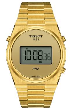 Tissot T137.463.33.020.00 Herren-Armbanduhr PRX Digital 40 Goldfarben von Tissot