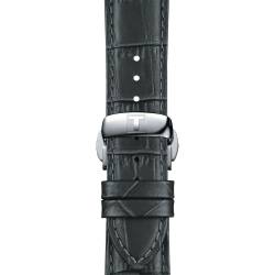 Tissot T852.045.750 Uhrenarmband 21 mm Leder Grau von Tissot