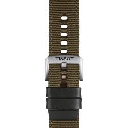 Tissot T852.046.756 Uhrenarmband 22 mm Textil Khaki von Tissot