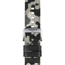 Tissot T852.046.771 Uhrenarmband 22 mm Textil Camouflage von Tissot