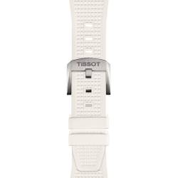 Tissot T852.048.463 Uhrenarmband Kautschuk Weiß für PRX 40 von Tissot