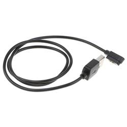 Tiuimk Hochwertiges 2-poliges USB-Ladekabel, magnetische Ladestation, schwarz von Tiuimk