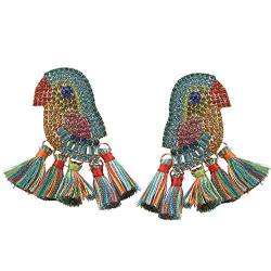 Tixqeaif Statement Ohrringe Bohemieen Handgemachter Tropfen Ohrringe für Frauen MäDchen von Tixqeaif