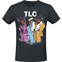 TLC T-Shirt - Cartoons - S bis 3XL - für Männer - Größe L - schwarz  - Lizenziertes Merchandise! von Tlc