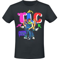 TLC T-Shirt - Collage - S bis 3XL - für Männer - Größe L - schwarz  - Lizenziertes Merchandise! von Tlc