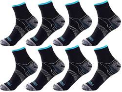 Tlynsnil Kompressionsstrümpfe für Damen und Herren 8 Paar, Kompressionssocken, Sportsocken, Plantarfasziitis, Fußgewölbeunterstützung,Laufen, Fitnessstudio, Anti-Müdigkeit von Tlynsnil