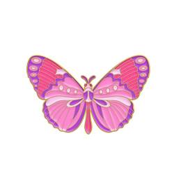 Schmetterling, Anstecknadel, Broschen - Niedliche Schmetterlings-Emaille-Anstecknadeln Bunte Schmetterling Emaille Pins Abzeichen Naturschmuck für Kinder Mädchen Frauen von Tmianya