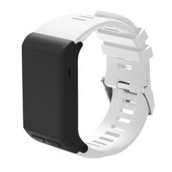 Tmianya Hochwertiges, schweißfestes, einfarbiges Uhrenarmband TPU-Silikon mit praktischer Einstellung und umfassender Kompatibilität, kompatibel mit Smartwatch 1963Jhir (B, One Size) von Tmianya