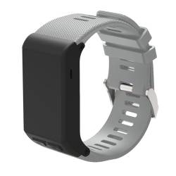 Tmianya Hochwertiges, schweißfestes, einfarbiges Uhrenarmband TPU-Silikon mit praktischer Einstellung und umfassender Kompatibilität, kompatibel mit Smartwatch 1963Jhir (F, One Size) von Tmianya
