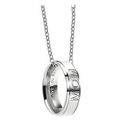 Tmianya Punk-Stil Silber Siegelring Einfacher geometrischer DREI-Design-Edelstahl-Ring Billige Ketten Damen (SL1, One Size) von Tmianya