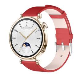 Tmianya Stilvolles Ersatzarmband für mehrere Modelle elektronischer Smartwatches, die mit Smartwatch kompatibel sind Luxusuhr Für Herren (Red, One Size) von Tmianya