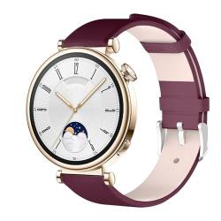 Tmianya Stilvolles Ersatzarmband für mehrere Modelle elektronischer Smartwatches, die mit Smartwatch kompatibel sind Luxusuhr Für Herren (Wine, One Size) von Tmianya